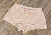 Victorias Secret Velvet Pink Shorts