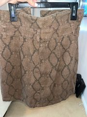 Snake Skin Skirt