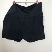 NWT Isabel maternity black linen feel shorts