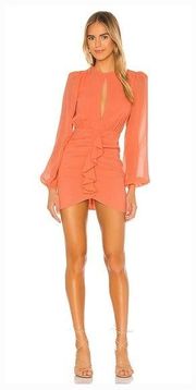 NBD Arijana Mini Dress in Coral