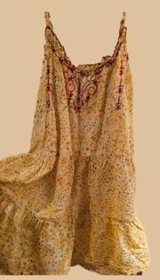 NWT Natural Life Bohemian Dress,Above Knee mini,Embroidered