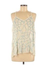 Lulumari Sleeveless Spaghetti Strap Beaded Cami