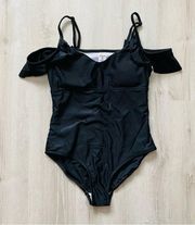 One Piece Swimsuit Black Sz 6