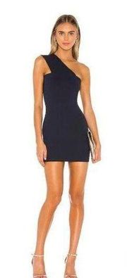 Revolve Rockie One Shoulder Dress Navy Size XS