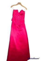 Jessica McClintock strapless dress size 8 homecoming prom evening