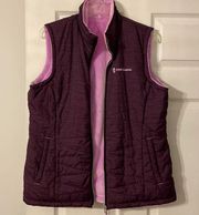 Free Country Women Vest size L  so beautiful vest can be worn on both side