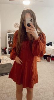 Long Sleeve Mini Dress 