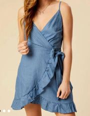 Bonair Spaghetti Strap Wrap Dress