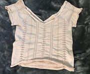 Free People Movement FP Movement Top Off White Sz XS/S