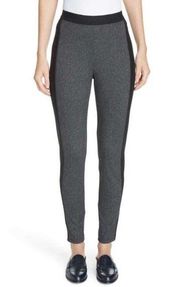 Eileen Fisher Pants Herringbone Stretch Ankle Panel Legging Women's Size Large