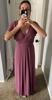 David's Bridal Bridesmaid Wrap Dress