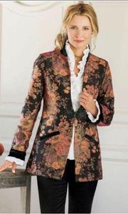 Soft Surroundings Westbury Garden Blazer Jacket