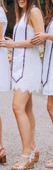 White Grad / Recruitment Dress