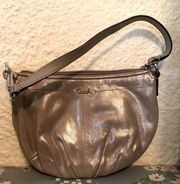 Vintage Gold embossed leather Coach purse