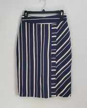 DownEast DE Collection Striped Pencil Skirt XS