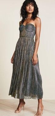 Glamorous Metallic Strapless Dress