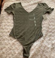 Mudd Green ribbed bodysuit