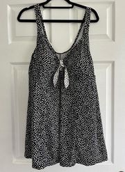 Maxine of Hollywood One Piece Black White Squares Swimsuit Size 20W‎
