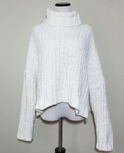 POL Chenille Cropped Sweater