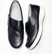 Alegria Qin Black Nappa Smart Comfort Loafers