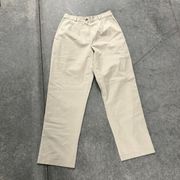 LL Bean Tan Trouser High Rise Pants