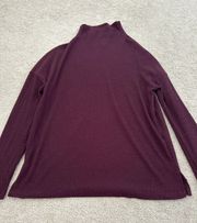 Maroon Turtle Neck Sweater