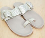 Donald Pliner Lorenzo Slip On Toe Ring Sandals NIB Size 8 1/2