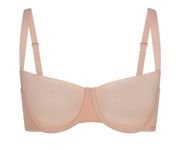 - No Show Unlined Balconette Bra