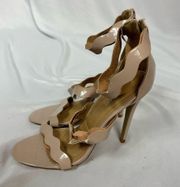 PUBLIC Desire Nude Heels in Size UK 5