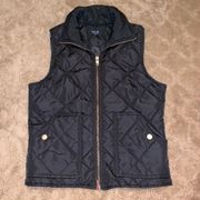 Peach Love California Peach Love Quilted puffy black pocket vest Small