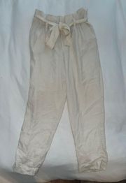 White Linen Pants