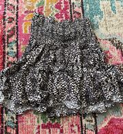 Snakeskin skirt