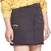 Def Leppard Jean Mini Skirt