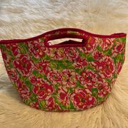 Lilly Pulitzer insulated Floral Bottle Opener Tote Bag / Beach Bag