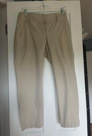 Tan Ankle Pants