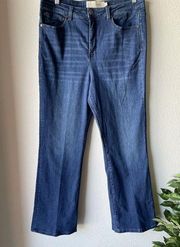 Soft Surroundings The Ultimate Straight  Jeans Medium Wash Size 14