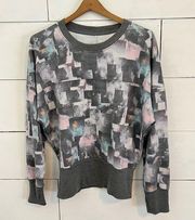 Tahari Sport Abstract Sweatshirt. Size Medium.