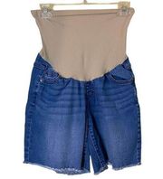 Indigo Blue Maternity Shorts Size XS