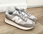 NEW New Balance 237 grey sneakers size 6.5