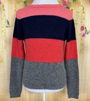 EQUIPMENT FEMME Calais Alpaca Stripe Sweater Size XS