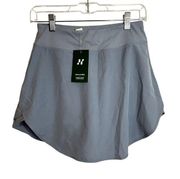 Halara Tennis Skirt Womens Size Medium Blue NEW NWT Built in Shorts Pickleball