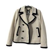 J. Crew Wool Peacoat Double Breasted MISSING BUTTONS Size 2