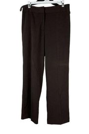 Investments Petites Women's Brown Dress Trousers Size 8P