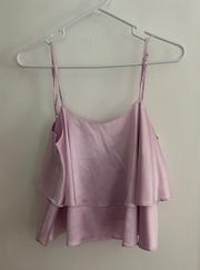 Pink Tiered Tank