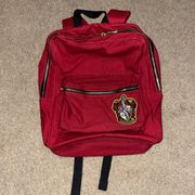 Universal’s Wizardly World of Harry Potter Red Gryffindor full size backpack