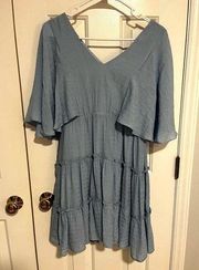 Boho Blu Dress