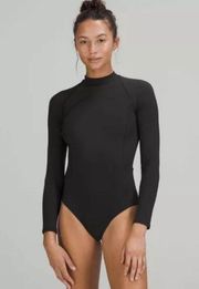 Lululemon Long-Sleeve Zip-Back Swimsuit Size 6