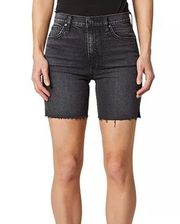 Hudson Hana Raw-Hem Mini Biker Shorts