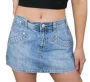 Vintage Y2K Tommy Jeans Denim Mini Skirt