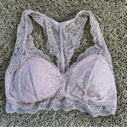 Gilligan & O’Malley Pink Lace Bralette Size S